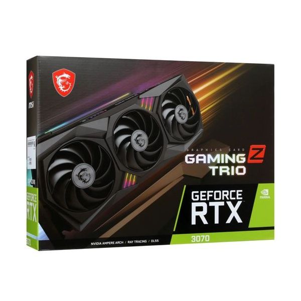 Видеокарта MSI RTX3070 8GB (RTX 3070 GAMING Z TRIO 8G) - фото 3