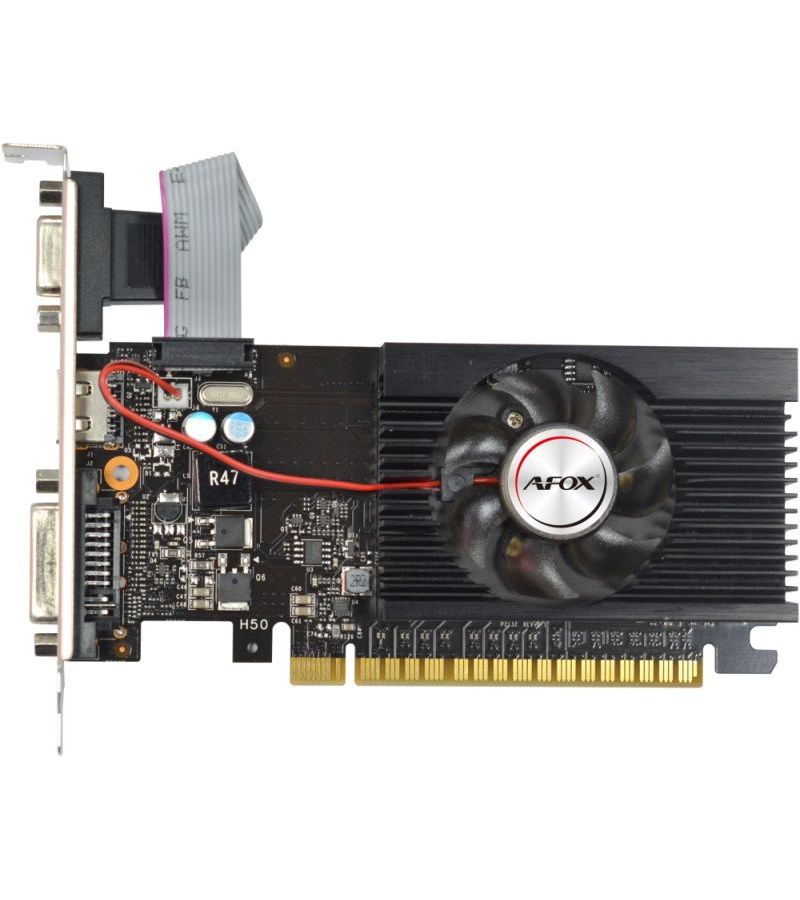 Видеокарта Afox GeForce GT710 2GB (AF710-2048D3L5) видеокарта palit pa gt710 2gd3h geforce gt 710 2gb ddr3 dvi hdmi crt