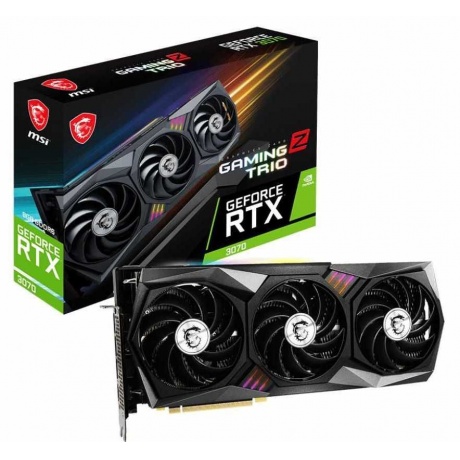 Видеокарта MSI RTX 3070 Gaming Z Trio 8G (RTX 3070 GAMING Z TRIO 8G) - фото 7