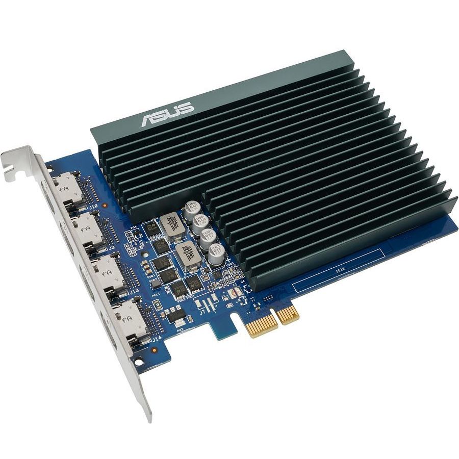 Видеокарта Asus GeForce GT730 2Gb (GT730-4H-SL-2GD5) видеокарта msi pcie16 gt730 2gb gddr3 n730k 2gd3 lp
