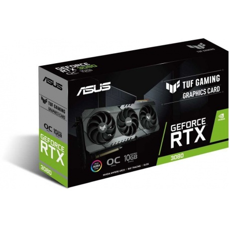 Видеокарта Asus GeForce RTX 3080 10GB (TUF-RTX3080-O10G-V2-GAMING) - фото 11