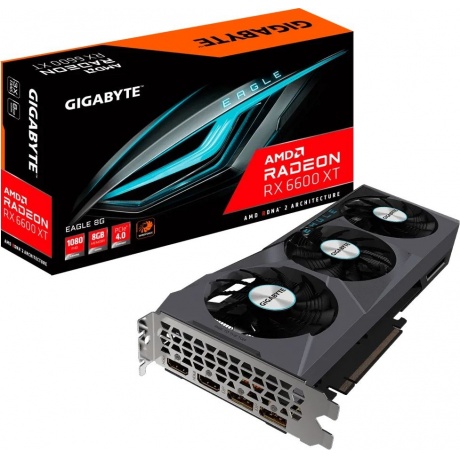 

Видеокарта Gigabyte RX6600 8GB (GV-R66EAGLE-8GD)