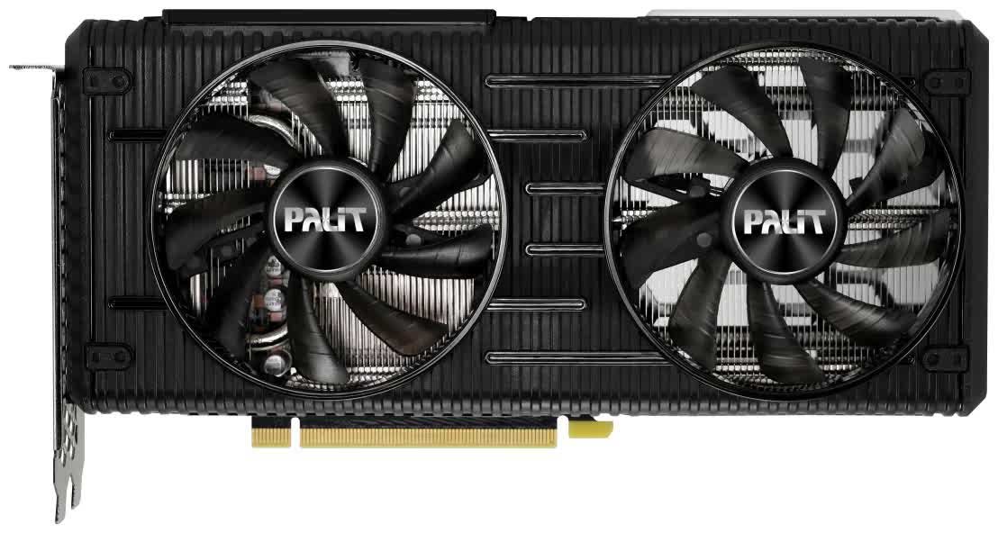 Видеокарта Palit PCI-E nVidia GeForce RTX 3060TI DUAL 8G (NE6306T019P2-190AD_V1) - фото 1