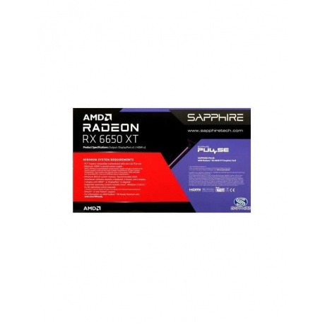Видеокарта Sapphire Radeon RX6650 XT PULSE Gaming 8Gb (11319-03-20G) - фото 8