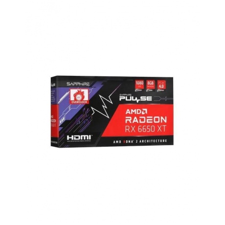 Видеокарта Sapphire Radeon RX6650 XT PULSE Gaming 8Gb (11319-03-20G) - фото 9