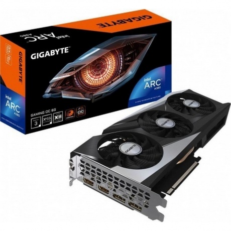 Видеокарта Gigabyte INTEL ARC A380 6144Mb 96 GDDR6 Ret (GV-IA380GAMING OC-6GD) - фото 8