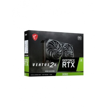 Видеокарта MSI GeForce RTX 3060 8192Mb 128 GDDR6 Ret (RTX 3060 VENTUS 2X 8G OC) - фото 10