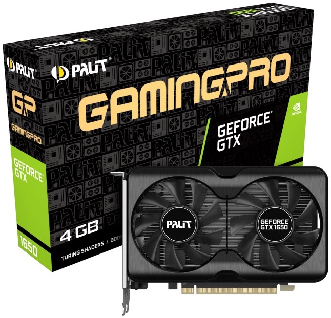 Видеокарта Palit GeForce GTX 1650 4096Mb 128 GDDR6 Bulk (NE6165001BG1-1175A) - фото 1