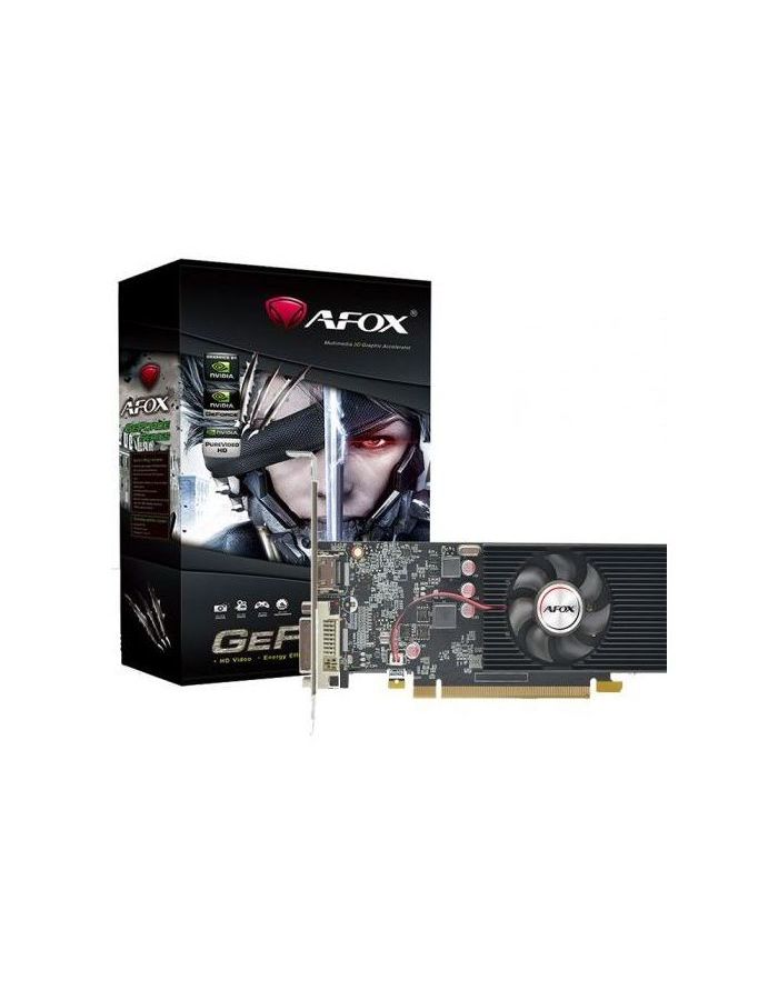 Видеокарта AFOX GeForce GT 1030 2048Mb LP (AF1030-2048D5L5-V3) видеокарта palit geforce gt 1030 2048mb 64 ddr4 bulk low profile nec103000646 1082f