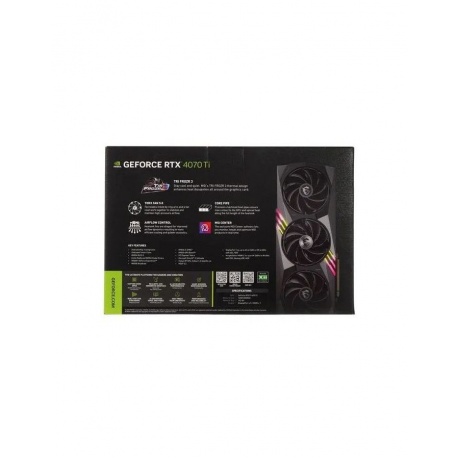 Видеокарта MSI GeForce RTX 4070 Ti GAMING X TRIO 12G - фото 11