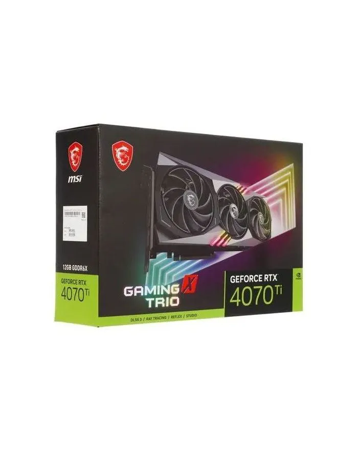 Видеокарта MSI GeForce RTX 4070 Ti GAMING X TRIO 12G - фото 12