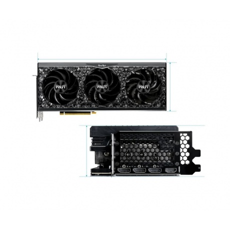 Видеокарта Palit NVIDIA GeForce RTX 4070TI 12288Mb 192 GDDR6X (NED407T019K9-1045G) - фото 6
