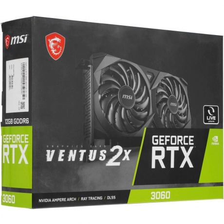 Видеокарта MSI GeForce RTX 3060 VENTUS 2X 12G - фото 8
