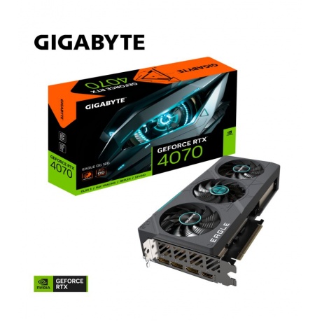 Видеокарта GIGABYTE GeForce RTX 4070 EAGLE OC 12G (GV-N4070EAGLE OC-12GD) - фото 1