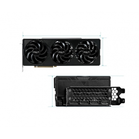 Видеокарта Palit PCI-E nVidia GeForce RTX4080 JETSTREAM 16GB (NED4080019T2-1032J) - фото 5