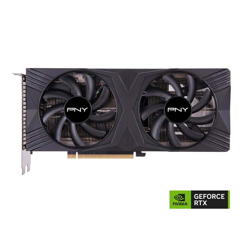 цена Видеокарта PNY GeForce RTX 4070 12G dual fan (VCG407012DFXPB1)