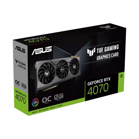 Видеокарта Asus GeForce RTX 4070 TUF Gaming 12G OC (TUF-RTX4070-O12G-GAMING) - фото 18