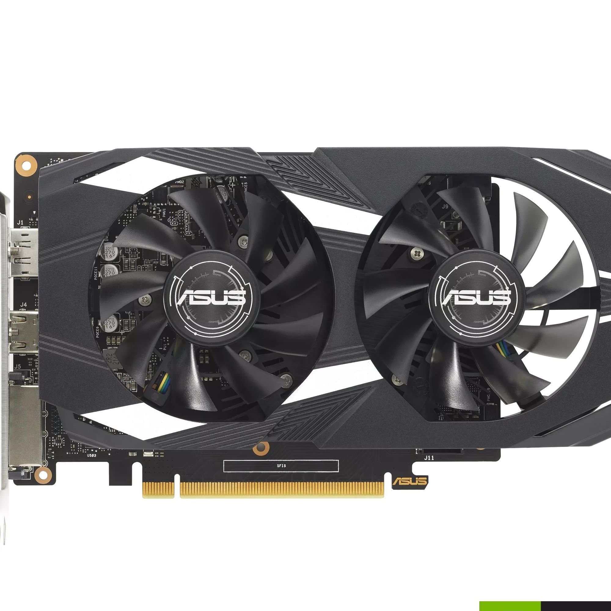 Видеокарта Asus NVIDIA GeForce GTX 1650 4096Mb (DUAL-GTX1650-O4GD6-P-V2) - фото 1