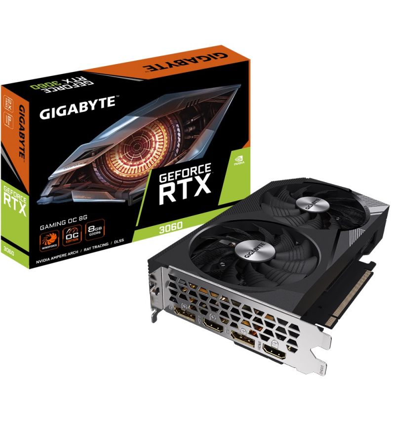 Видеокарта Gigabyte NVIDIA GeForce RTX 3060 8192Mb (GV-N3060GAMING-8GD) - фото 1