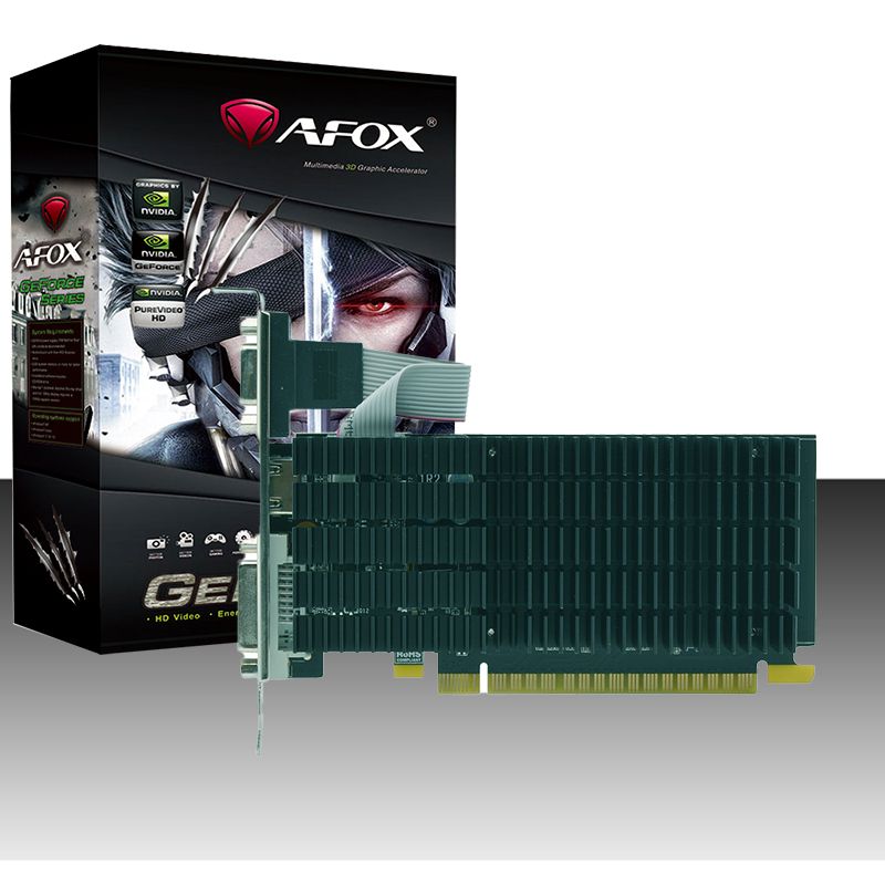 Видеокарта Afox GT710 1G (AF710-1024D3L5-V3) видеокарта afox geforce g210 lp 1024mb af210 1024d3l5 v2