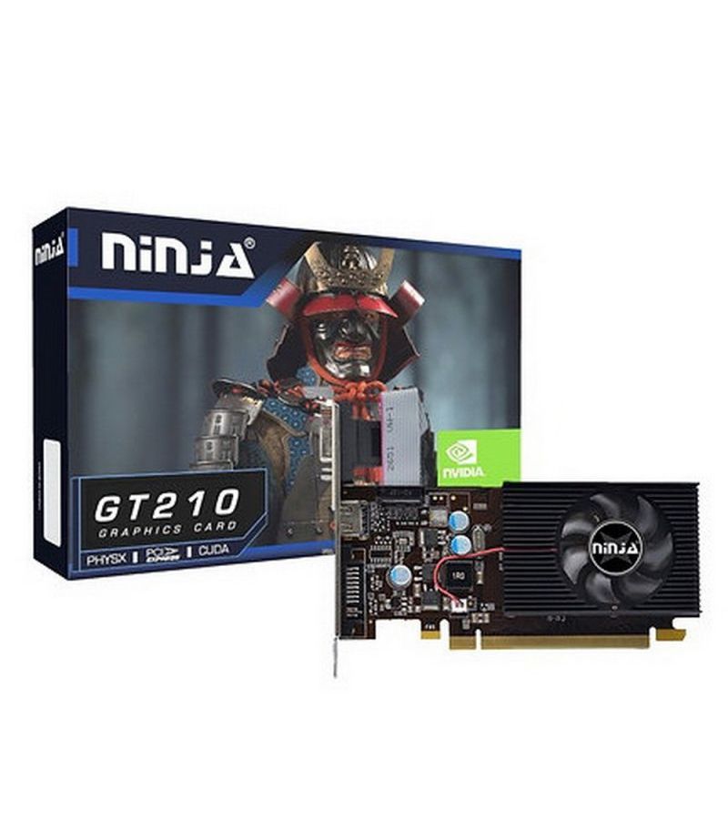Видеокарта Sinotex Ninja GT210 512Mb (NF21N5123F) видеокарта sinotex ninja gtx1660ti 6gb nf166ti66f