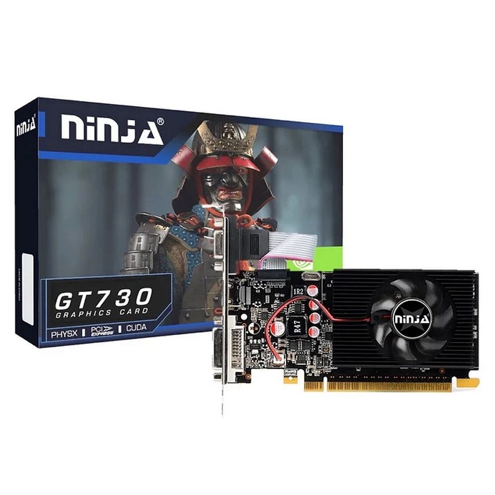 Видеокарта Sinotex Ninja GT730 PCIE 2GB (NF73NP023F) видеокарта ninja sinotex gt730 pcie 96sp 2gb 128 bit ddr3 dvi hdmi crt