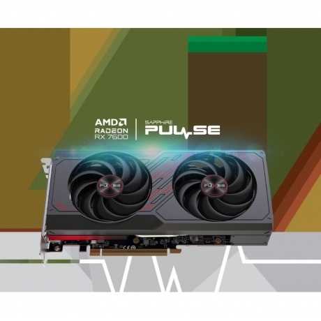Видеокарта Sapphire RX7600 PULSE 8GB (11324-01-20G) - фото 14