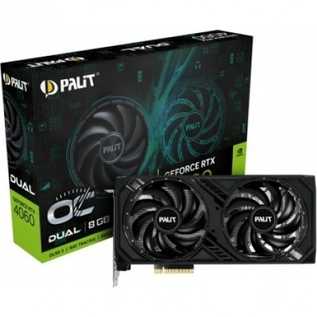 Видеокарта Palit RTX4060 DUAL OC 8GB (NE64060T19P1-1070D)