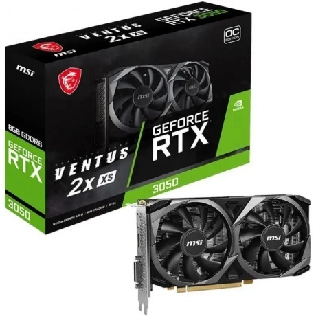 

Видеокарта MSI RTX3050 VENTUS 2X XS 8GB OC (RTX 3050 VENTUS 2X XS 8G OC)