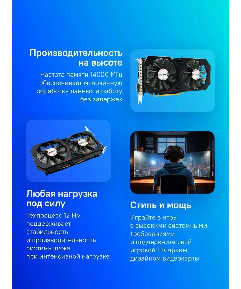 Видеокарта Afox GTX1660SUPER 6GB GDDR6 (AF1660S-6144D6H1-V2) - фото 7