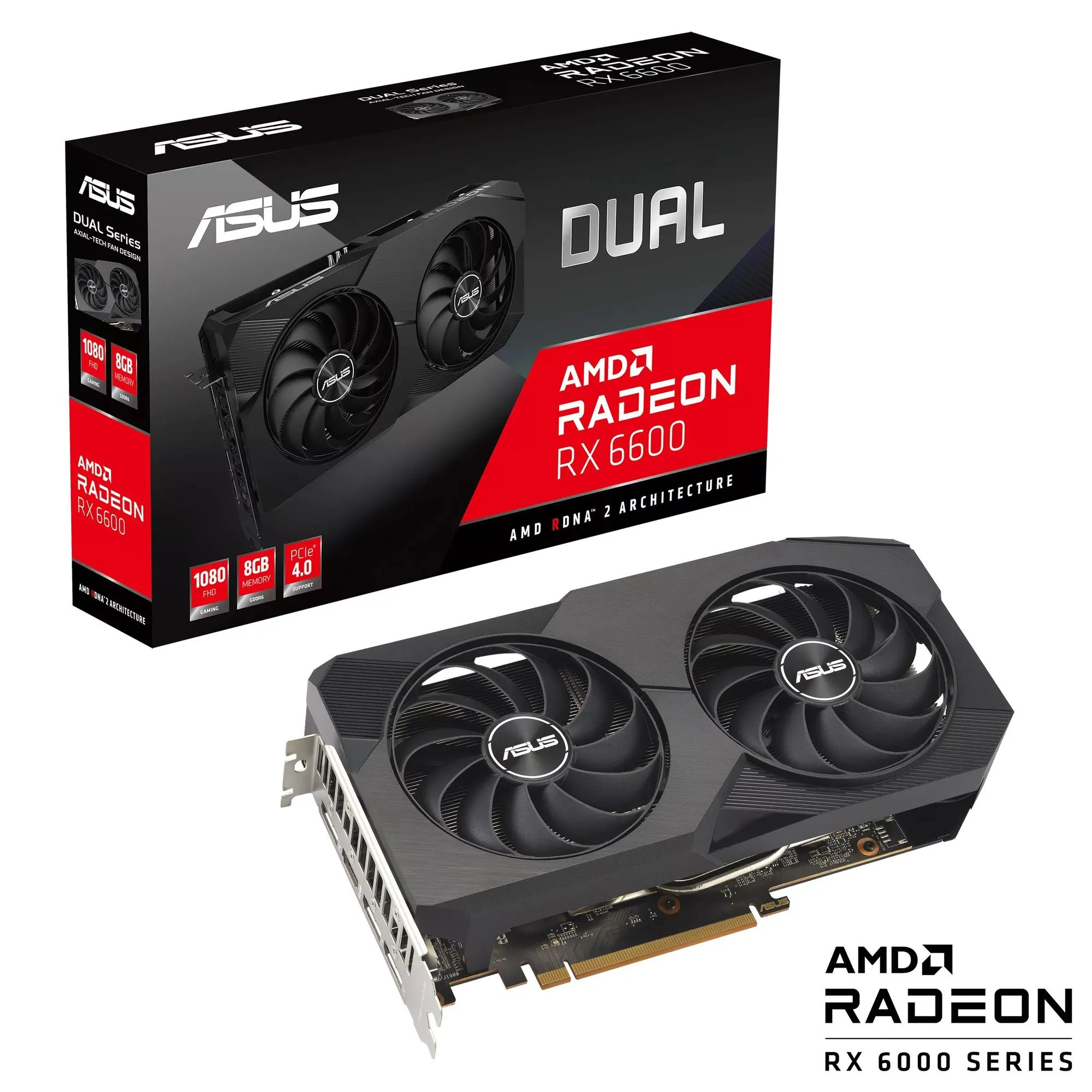 Видеокарта Asus DUAL-RX6600-8G-V2 (90YV0GP2-M0NA00) - фото 12