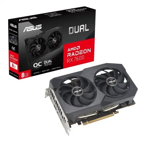 Видеокарта Asus DUAL-RX7600-O8G-V2 (90YV0IH2-M0NA00)