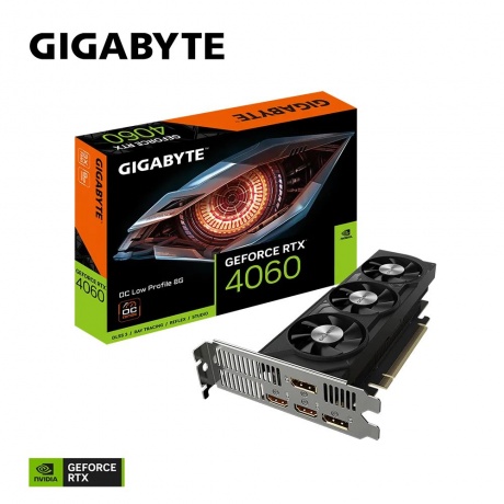 Видеокарта Gigabyte RTX4060 Low Profile 8GB GDDR6 (GV-N4060OC-8GL) - фото 2