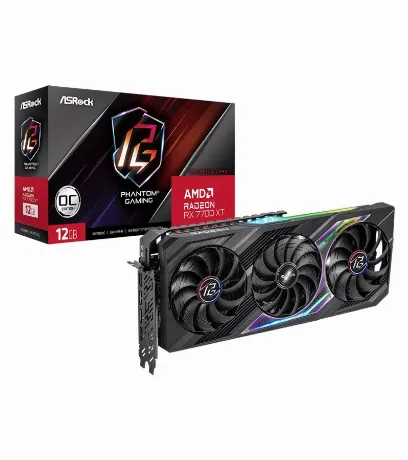 Видеокарта AsRock RX7700XT Phantom Gaming 12GB (RX7700XT PG 12GO...
