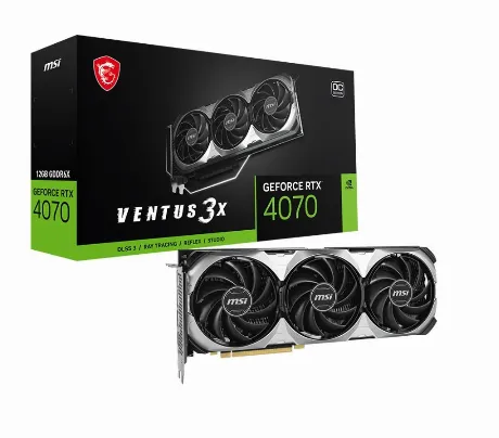 Видеокарта MSI RTX4070 VENTUS 3X E 12GB GDDR6X (RTX 4070 VENTUS ...