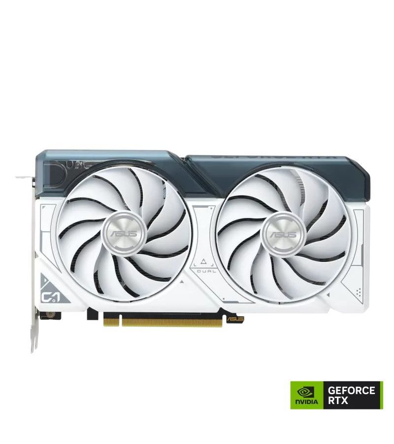 Видеокарта ASUS GeForce RTX 4060 DUAL OC WHITE 8G (DUAL-RTX4060-O8G-WHITE) цена и фото