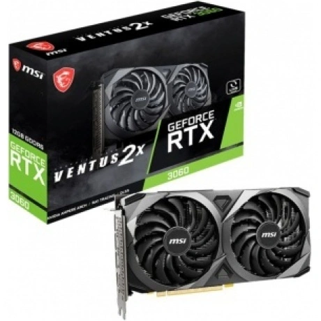 Видеокарта MSI RTX3060 VENTUS 2X 12GB GDDR6 (RTX 3060 VENTUS 2X ...
