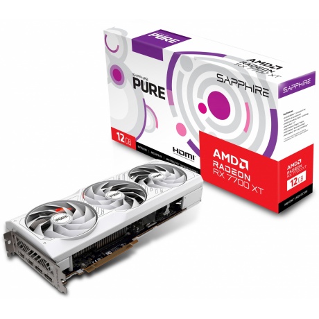 Видеокарта Sapphire RX7700XT PURE 12GB GDDR6 (11335-03-20G) - фото 1