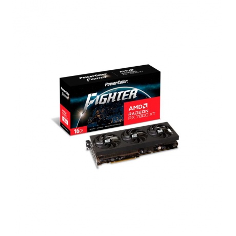 Видеокарта PowerColor RX7800XT Fighter 16GB GDDR6 (RX7800XT 16G-...