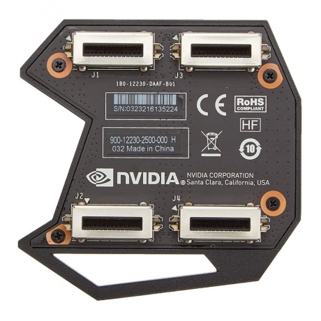 Мост для видеокарты NVIDIA GeForce GTX SLI HB BRIDGE 2-slot (900-12230-2500-000) - фото 2