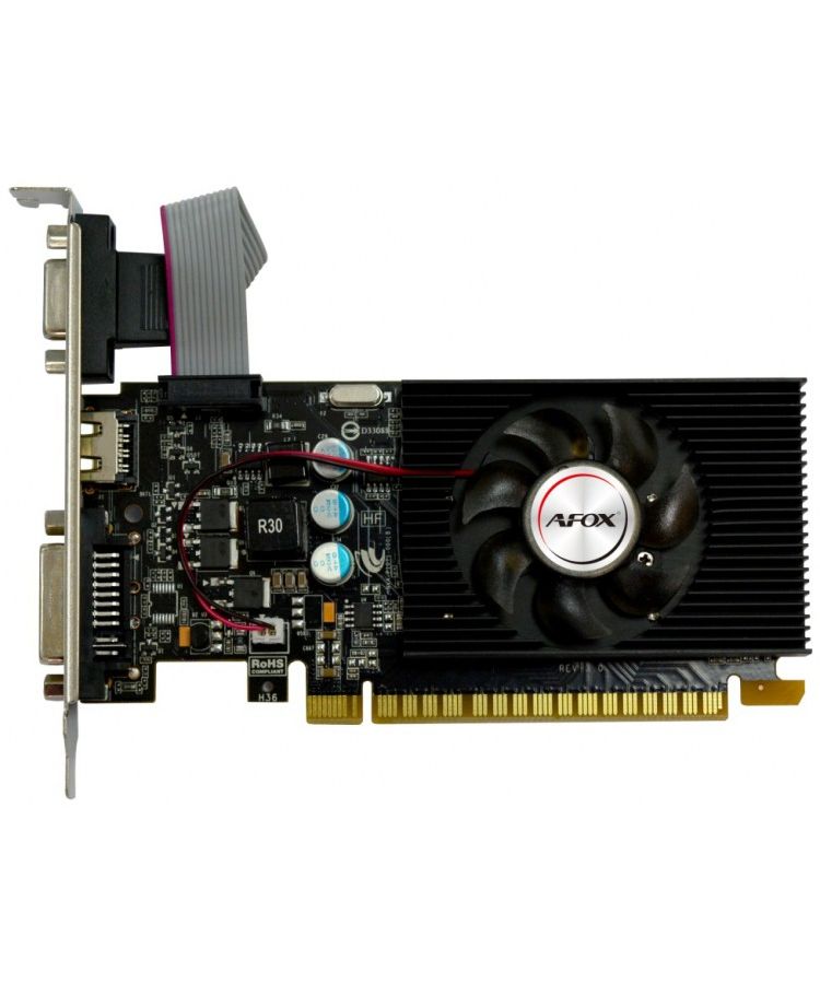 Видеокарта AFOX GeForce GT 730 LP 4G (AF730-4096D3L5) видеокарта afox rx560 afrx560 4096d5h4 v2 amd radeon rx 560 pci e 4gb