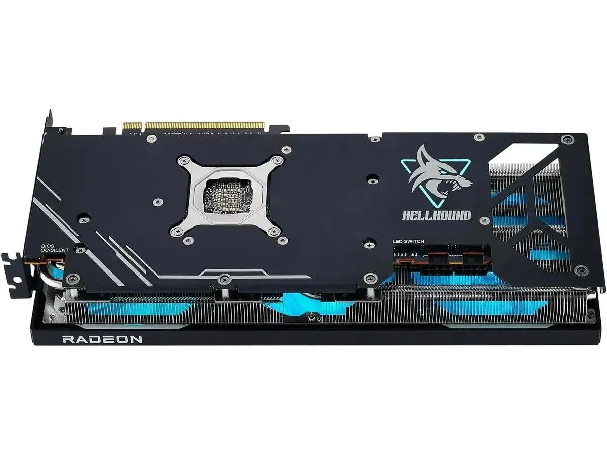 Видеокарта PowerColor AMD Radeon RX 7700XT 12Gb (RX7700XT 12G-L/OC) - фото 4