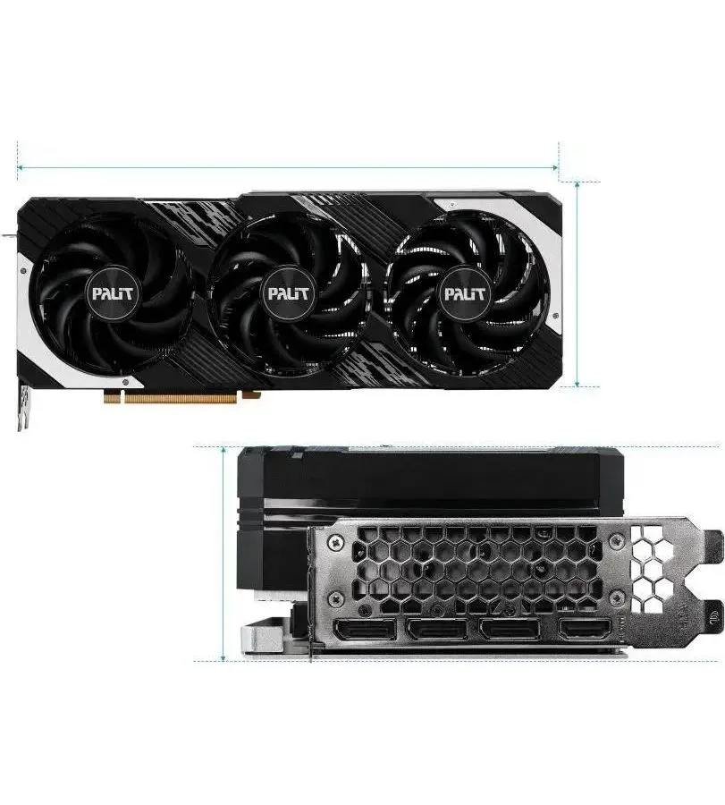 Видеокарта Palit RTX4080SUPER GAMINGPRO 16GB GDDR6X (NED408S019T2-1032A) - фото 6