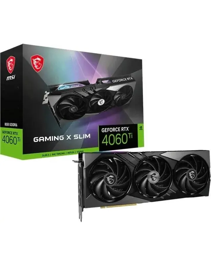 Видеокарта MSI RTX4060Ti GAMING SLIM 8GB GDDR6 (RTX 4060 Ti GAMING SLIM 8G) - фото 5