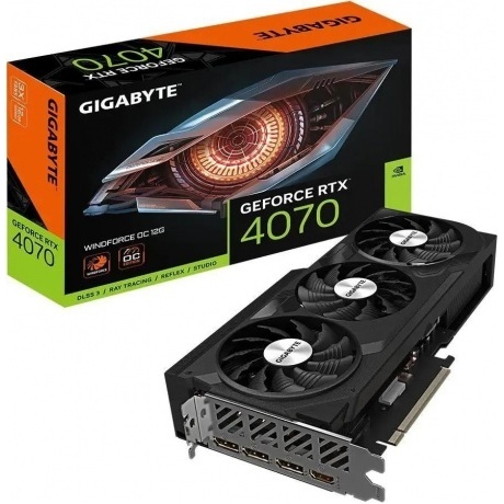 Видеокарта Gigabyte RTX4070SUPER WINDFORCE OC 12GB RTL (GV-N407SWF3OC-12GD) - фото 8