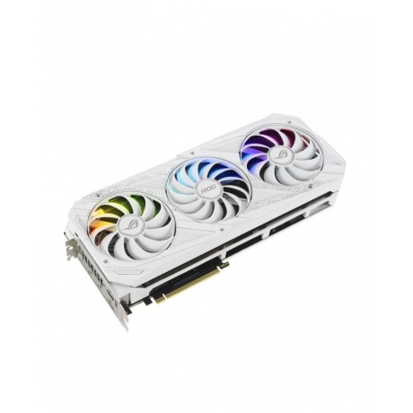 Видеокарта Asus PCI-E nVidia GeForce RTX 3080 10Gb RTL (ROG-STRIX-RTX3080-O10G-WHITE) хорошее состояние - фото 1