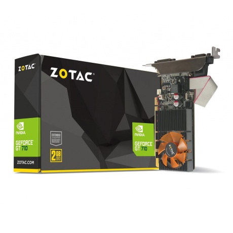Видеокарта Zotac GT710 2GB DDR3 (ZT-71310-10L) - фото 1