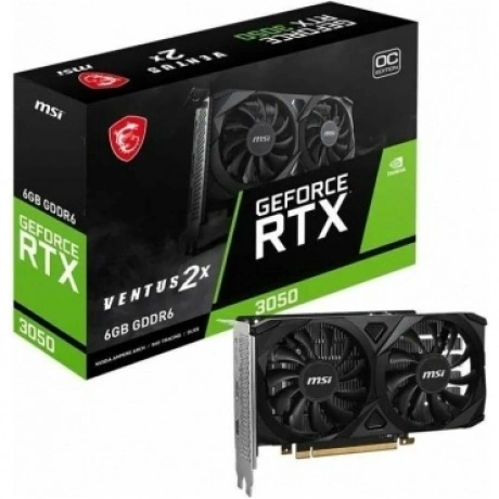 Видеокарта MSI RTX3050 VENTUS 2X 6G OC (RTX 3050 VENTUS 2X 6G OC...
