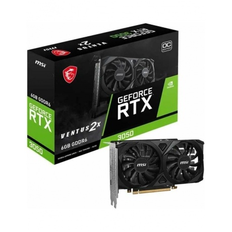 Видеокарта MSI RTX3050 VENTUS 2X 6G OC (RTX 3050 VENTUS 2X 6G OC) - фото 1