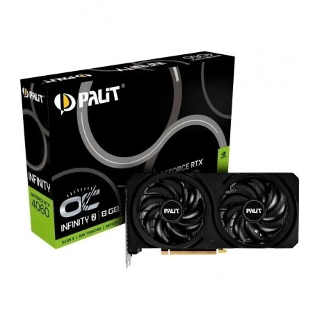 Видеокарта Palit RTX4060 INFINITY 2 OC 8Gb (NE64060S19P1-1070L)